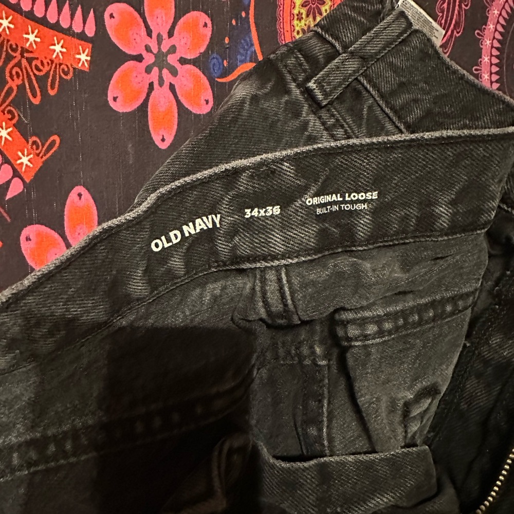Old Navy black jeans 34x36
